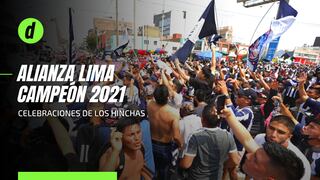 ¡Fiesta total!: la celebración de los hinchas de Alianza Lima tras ser campeón de la Liga 1