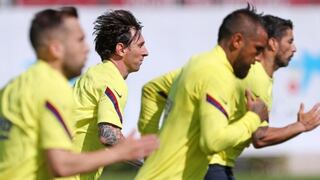 Juntos pero no revueltos: Barcelona retomó sus entrenamientos este lunes con grupos de hasta 14 jugadores