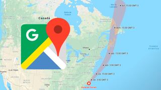 Google Maps te informa sobre la hora y la trayectoria del huracán Dorian
