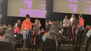 En función de Barbie, mamás pelean por niña que veía videos en cine portugués