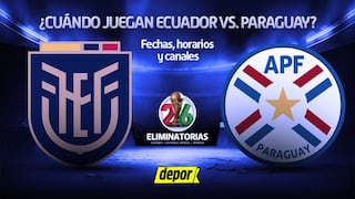 ¿Cuándo juegan Ecuador vs Paraguay por fecha 9 de las Eliminatorias 2026?