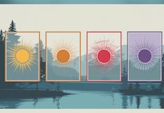 Escoger un sol en esta ilustración te hará conocer si eres una persona valorada
