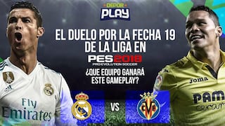 Así se vivió el Real Madrid vs Villarreal en PES 2018, la jornada 19 de LaLiga [VIDEO]