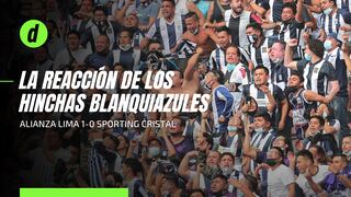 Alianza Lima 1-0 Sporting Cristal: reacción de los hinchas blanquiazules tras la primera final