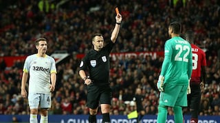 Noche de terror: el error y expulsión de Sergio Romero en el Manchester United vs. Derbi Country