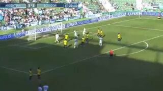 Crisis de Ecuador: el gol de Pezzella para el 4-1 y paliza de Argentina en Elche [VIDEO]