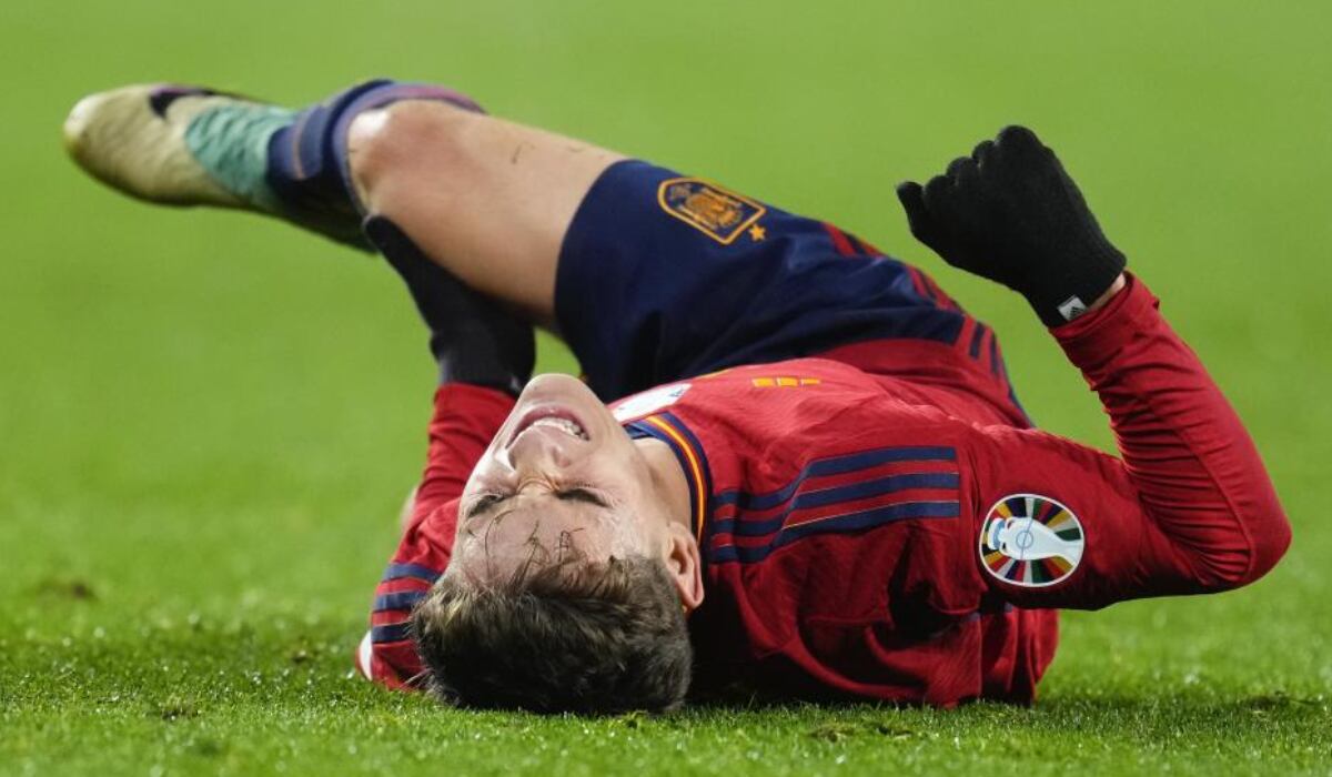 Gavi se rompió los cruzados en su último partido con España. (Foto: Getty Images)