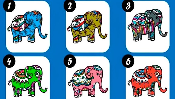 Test visual: elige uno de los elefantes y descubre cuáles son tus principales metas (Foto: GenialGuru)