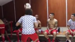 ¡Con Paolo Guerrero! Internacional cumplió el 'challenge de cabecitas' antes de enfrentar a Alianza Lima [VIDEO]