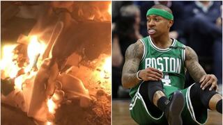 No lo perdonan: hinchas de los Celtics quemaron camiseta de Isaiah Thomas [VIDEO]