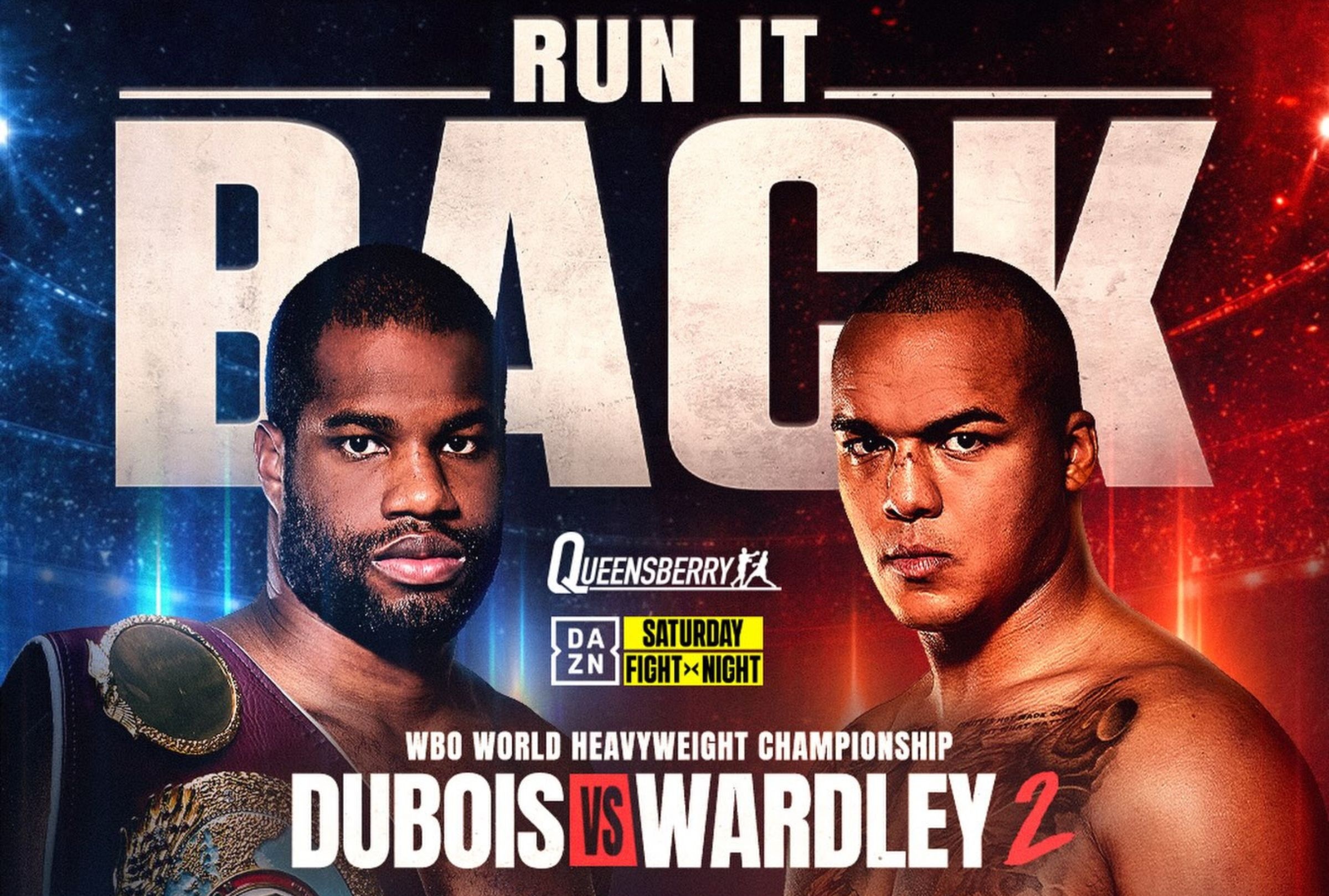 Revisa esta nota para que sepas a qué hora inicia y qué canal transmite la pelea Daniel Dubois vs. Fabio Wardley 2 por el título mundial de peso pesado de la OMB. (Foto: @queensberrypromotions / @daznboxing / @frank_warren_official / @dynamite_daniel_dubois / Instagram)