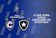 ¿A qué hora juega Cienciano vs. Botafogo EN VIVO hoy por ida de octavos de final de Copa Sudamericana 2026?