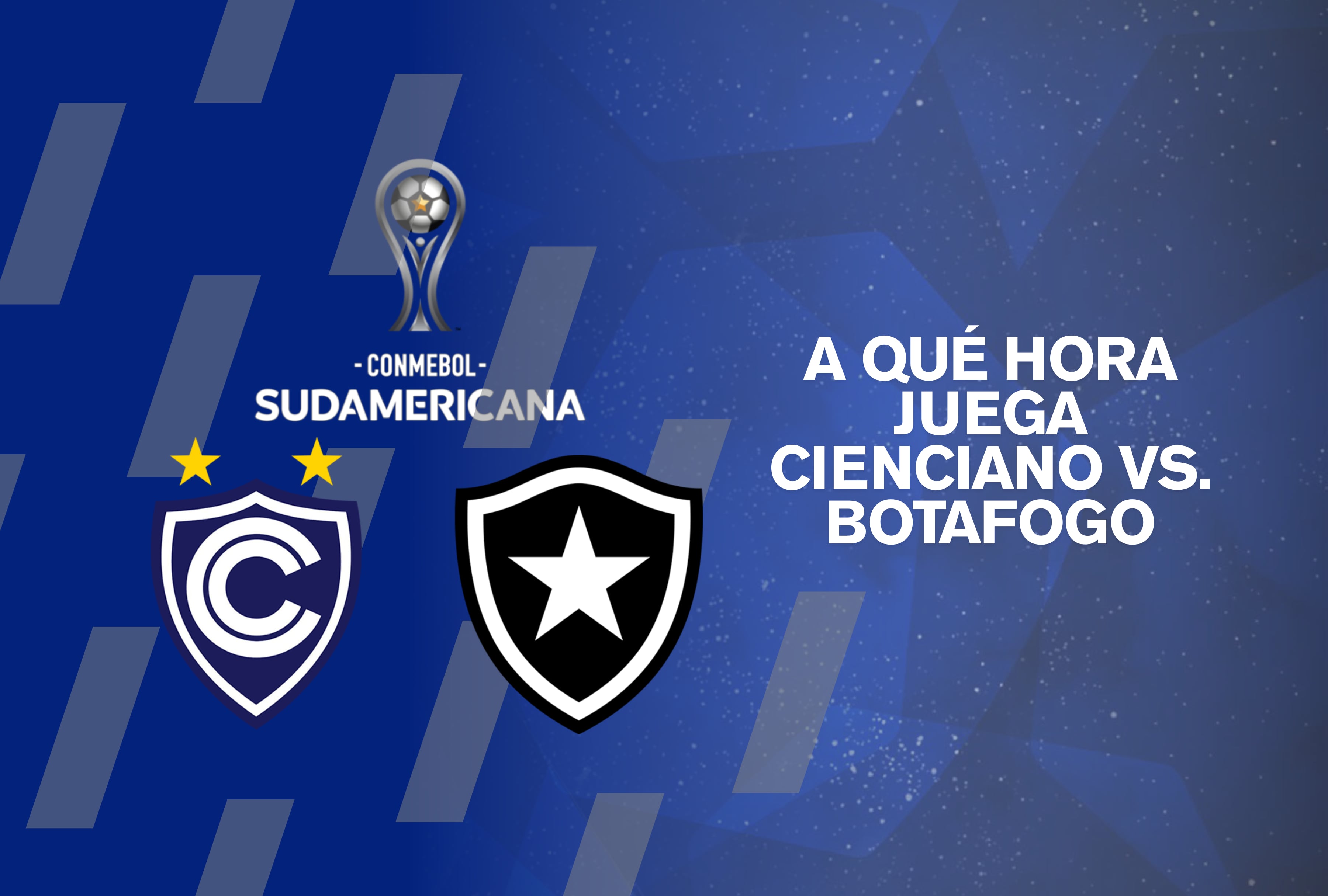 Cienciano y Botafogo listos para disputar la ida de los octavos de final de la Copa Sudamericana 2026 en el estadio Inca Garcilaso de la Vega del Cusco. | Crédito: gol.conmebol.com / Composición Depor