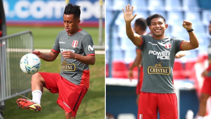 Entre insultos, goles y asistencias, ‘Orejas’ Flores le saca ventaja a Cueva. ¿Quién volverá a la selección? (Foto: Prensa FPF / Collage)