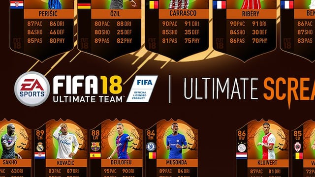¡The Ultimate Scream regresa a FIFA 18! Conoce hasta cuándo podrás jugar con estos jugadores