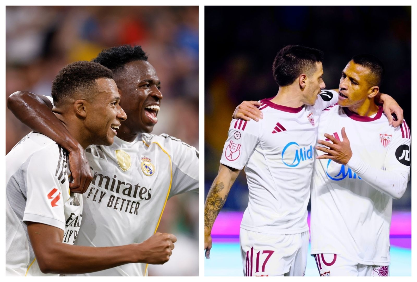 Real Madrid vs. Sevilla se ven las caras en el estadio Santiago Bernabéu. ¿En qué canales ver el partido y a qué hora juegan?