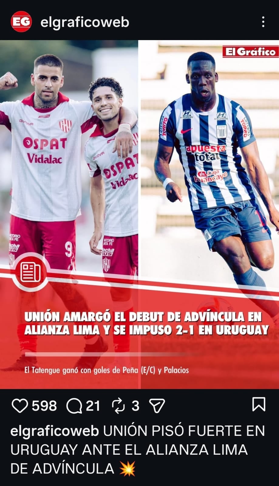 Alianza Lima sumó su segunda derrota en la Serie Río de La Plata. (Imagen: El Gráfico)