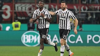 Juventus venció 2-1 al AC Milán en San Siro por la Serie A de Italia.