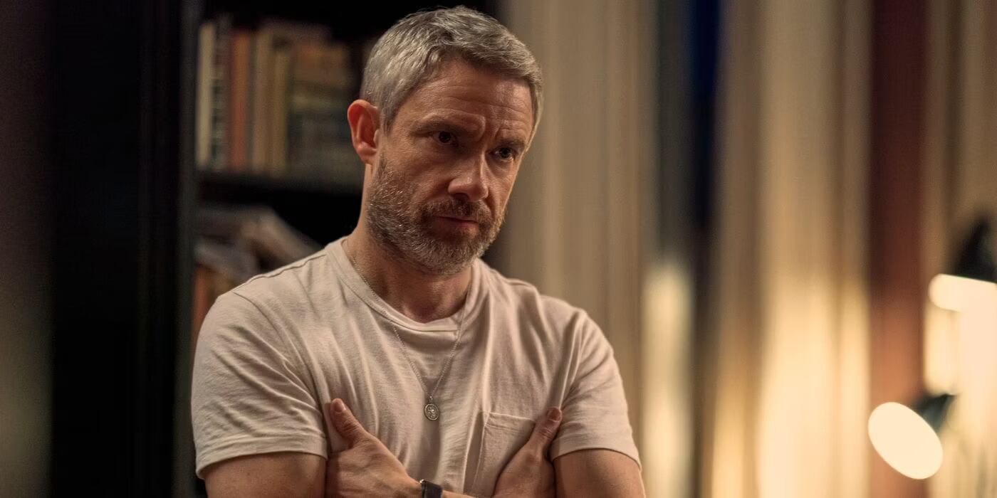 Martin Freeman es Jonathan Miller en la película "Miller's Girl" (Foto: Lionsgate)