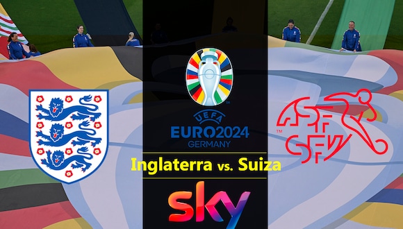 Sigue aquí la transmisión oficial de Sky Sports para ver el partido Inglaterra vs Suiza por Eurocopa 2024. | Foto: AFP / Composición: Héctor Honores