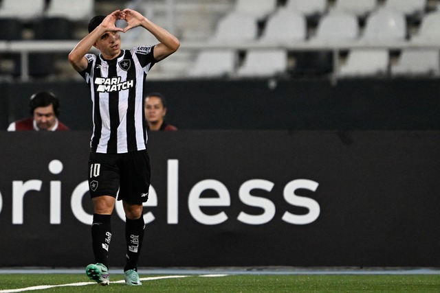 Jefferson Savarino - Botafogo. (Foto: MAURO PIMENTEL / AFP)