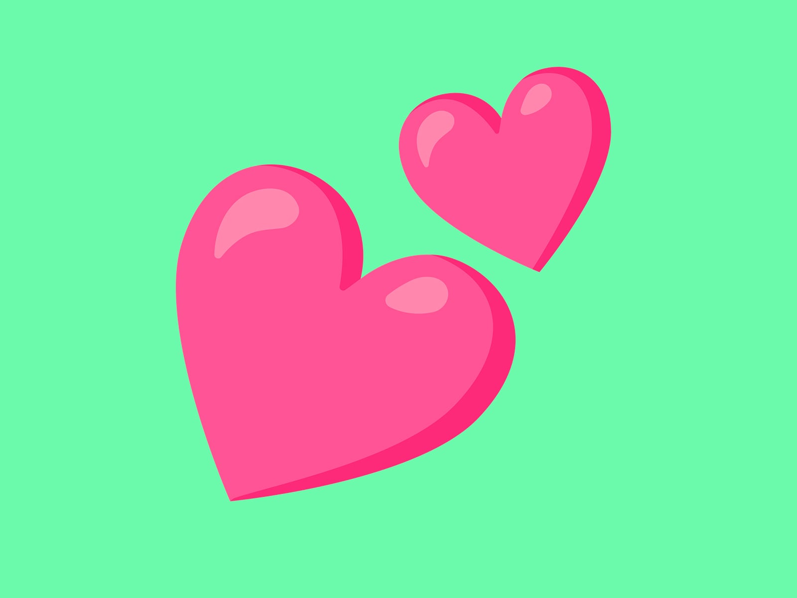 WHATSAPP | Son muchos los que desconocen qué significan los dos corazones en WhatsApp y aquí te lo explicamos. (Foto: Emojipedia)