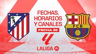 LaLiga: canales para ver Atlético de Madrid vs. Barcelona