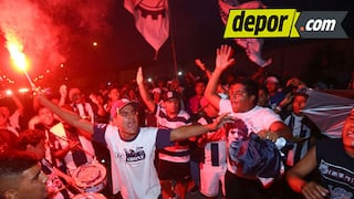 Alianza Lima llegó a Chincha y los recibieron con un banderazo