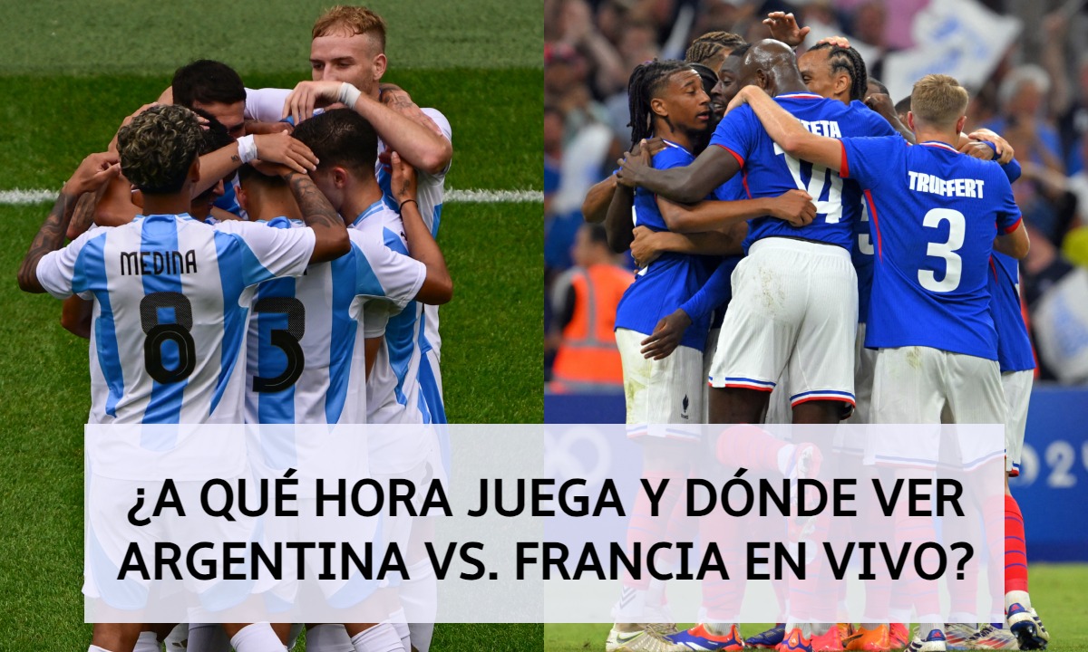 Conoce los horarios y dónde pasan la transmisión en TV del Argentina vs. Francia por cuartos de final de los Juegos Olímpicos París 2024. (Foto: AFP / Composición Depor)