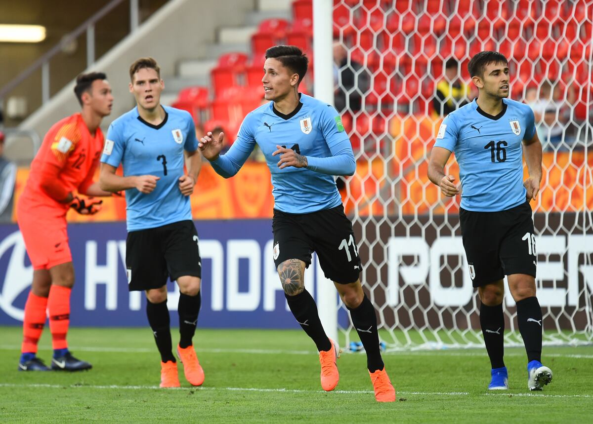 Brian Rodríguez disputó el Mundial sub-20 de Polonia con la selección de Uruguay en 2019. (Foto: FIFA)