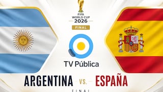 TV Pública transmitió el partido Argentina 0-1 España por el Mundial 2026