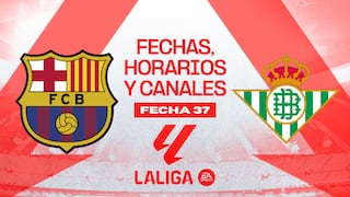 Barcelona vs. Betis: canales confirmados del partido por LaLiga