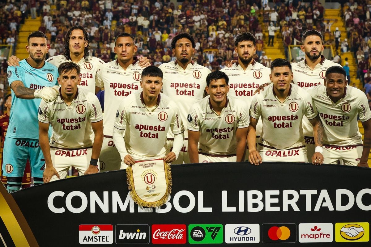 El 11 de Universitario que sumó su primer punto en la Copa Libertadores 2026 en Ibagué. | Foto: Universitario de Deportes