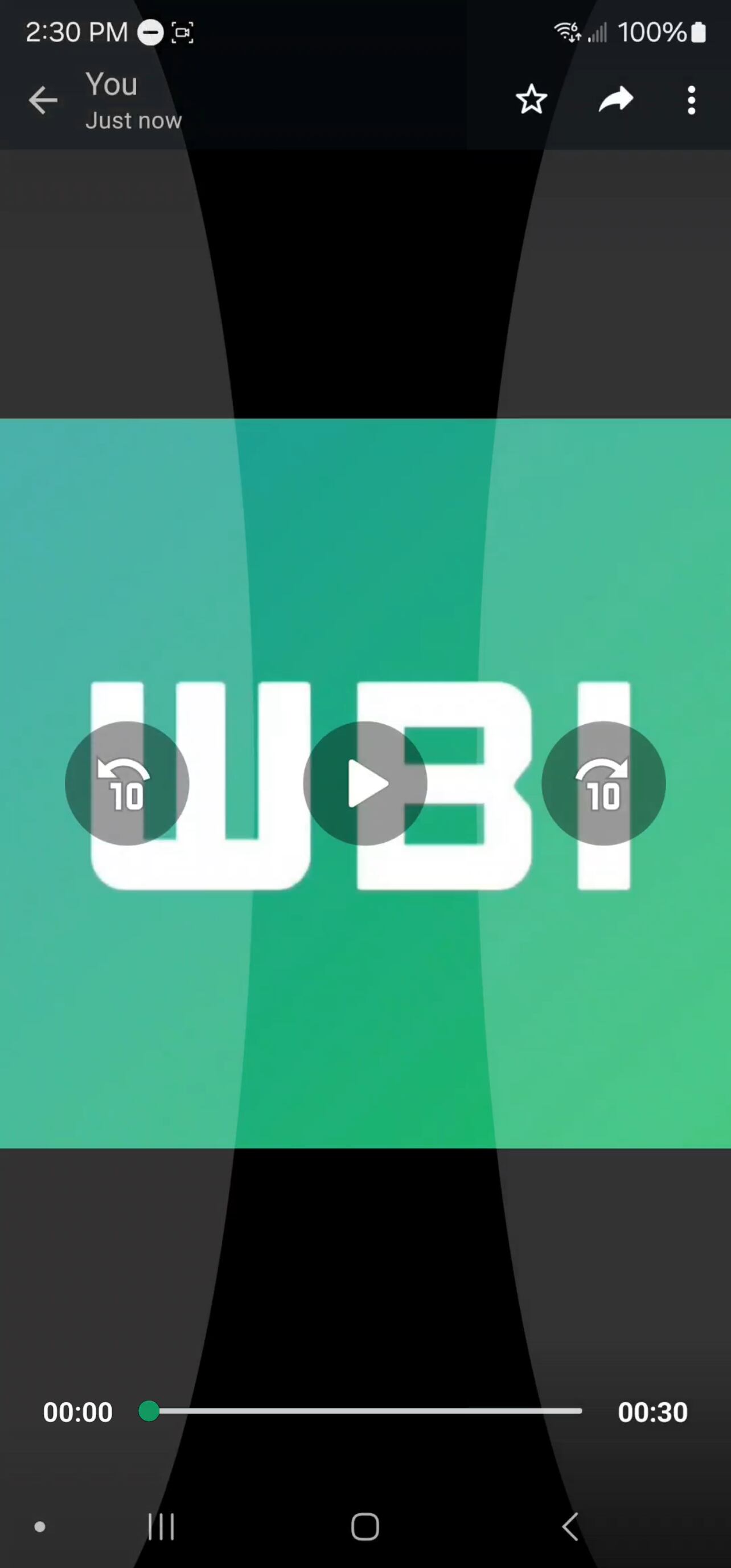 Vista previa de la función "Saltar hacia adelante o atrás" en WhatsApp. (Foto: WabetaInfo)