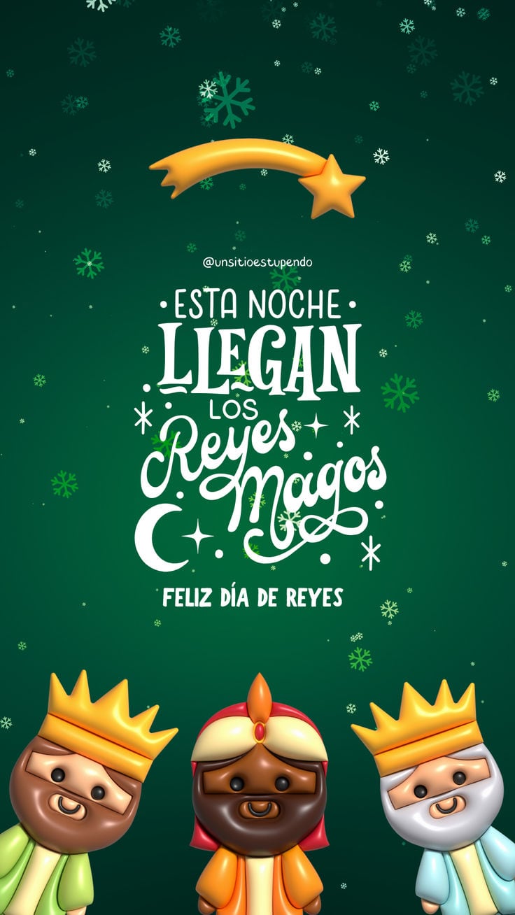 Día de los Reyes Magos: imágenes para compartir este 6 de enero (Foto: Pinterest).