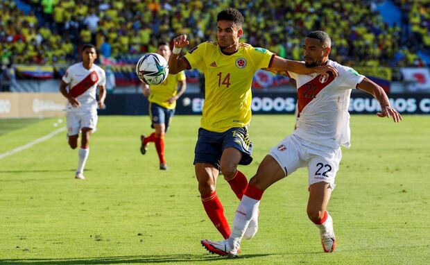 Perú vs. Colombia se enfrentarán por la fecha 7 de Eliminatorias 2026. (Foto: EFE)