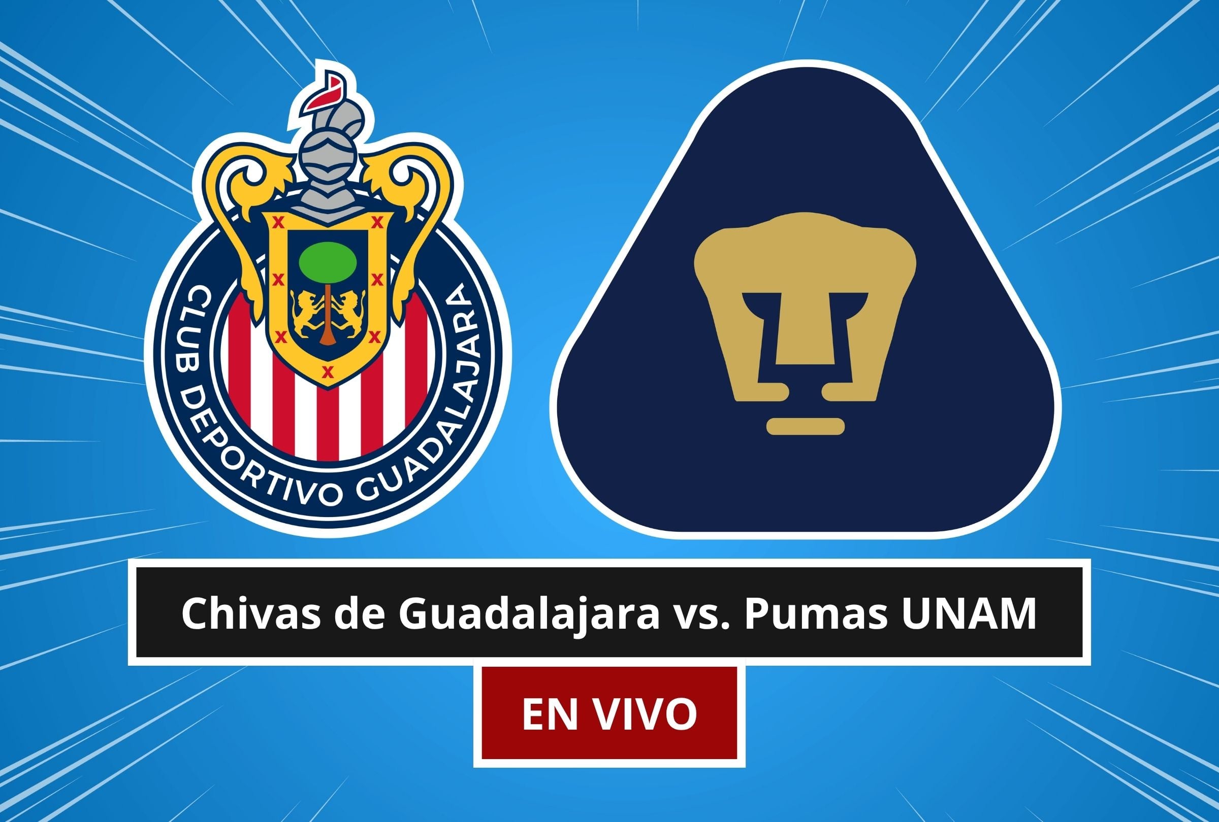 El partido Chivas de Guadalajara vs. Pumas UNAM por el Torneo Apertura de la Liga MX 2026 ha generado mucha expectativa entre los amantes del fútbol. (Foto: Composición Canva - Gestión Mix)