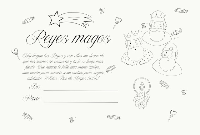 Hoy llegan los Reyes y con ellos mi deseo de que tus sueños se renueven y tu fe se haga más fuerte. Que nunca te falte una mano amiga, una razón para sonreír y un motivo para seguir adelante. ¡Feliz Día de Reyes 2026! | Crédito: canva.com / Composición Depor