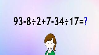 Es momento de desafiar tu inteligencia con este reto matemático: te daré 6 segundos