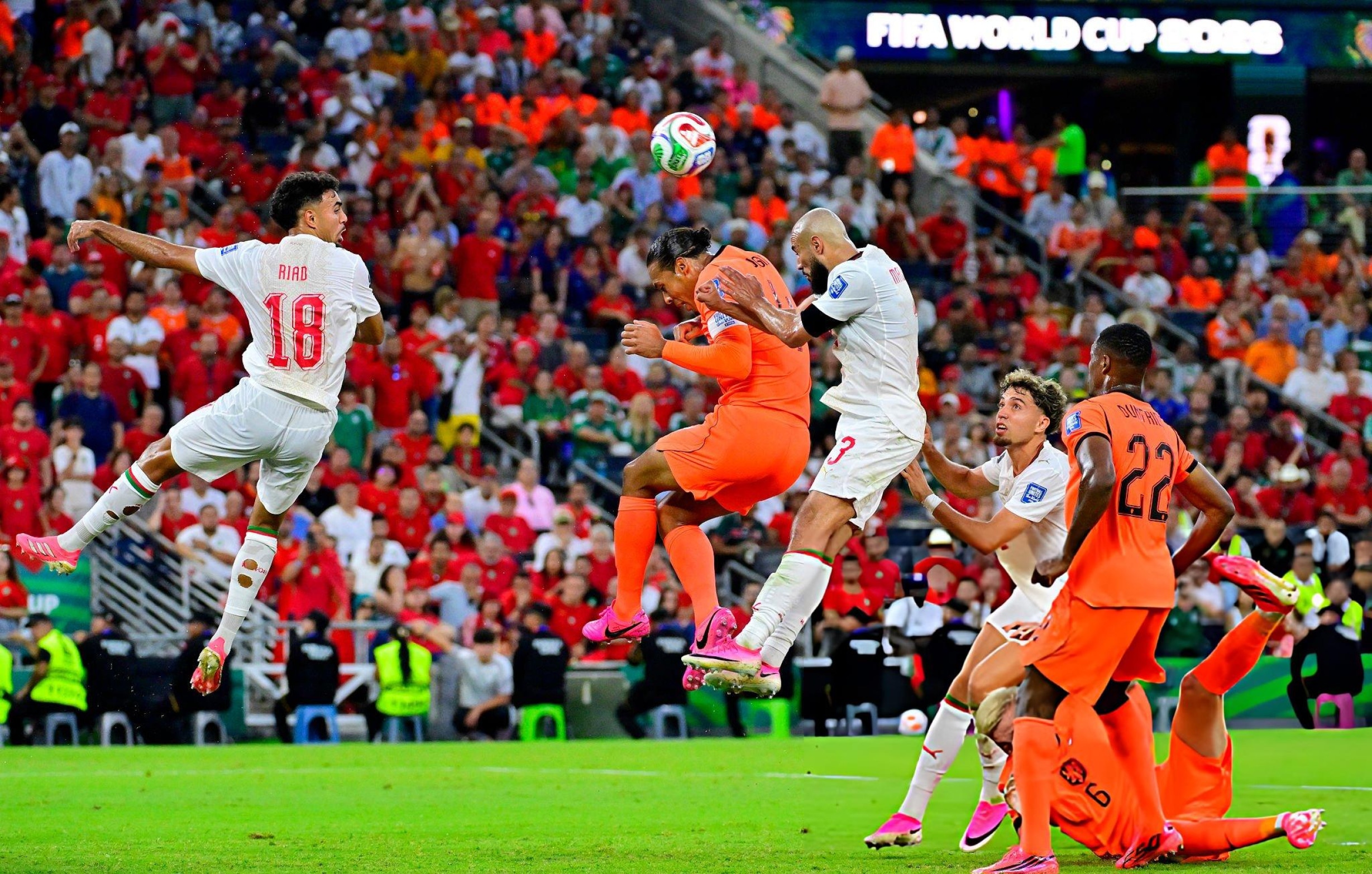 Países Bajos vs. Marruecos por los dieciseisavos de final. (Foto: Getty Images)
