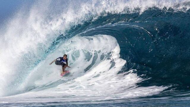 El cuarto clasificado de surf: Miguel Tudela obtuvo su pase a Tokio 2020