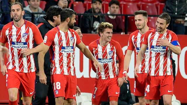 Una 'manita' antes de visitar al Barça: Atlético de Madrid venció 5-2 a Sevilla por la Liga Santander