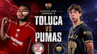 Cómo ver el partido de Toluca vs. Pumas por la Liga MX