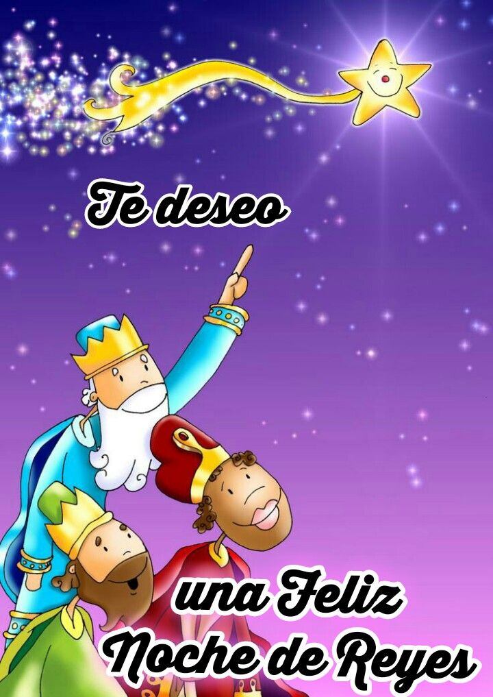 Imágenes para compartir en redes sociales por el Día de los Reyes Magos. (Foto: Internet).
