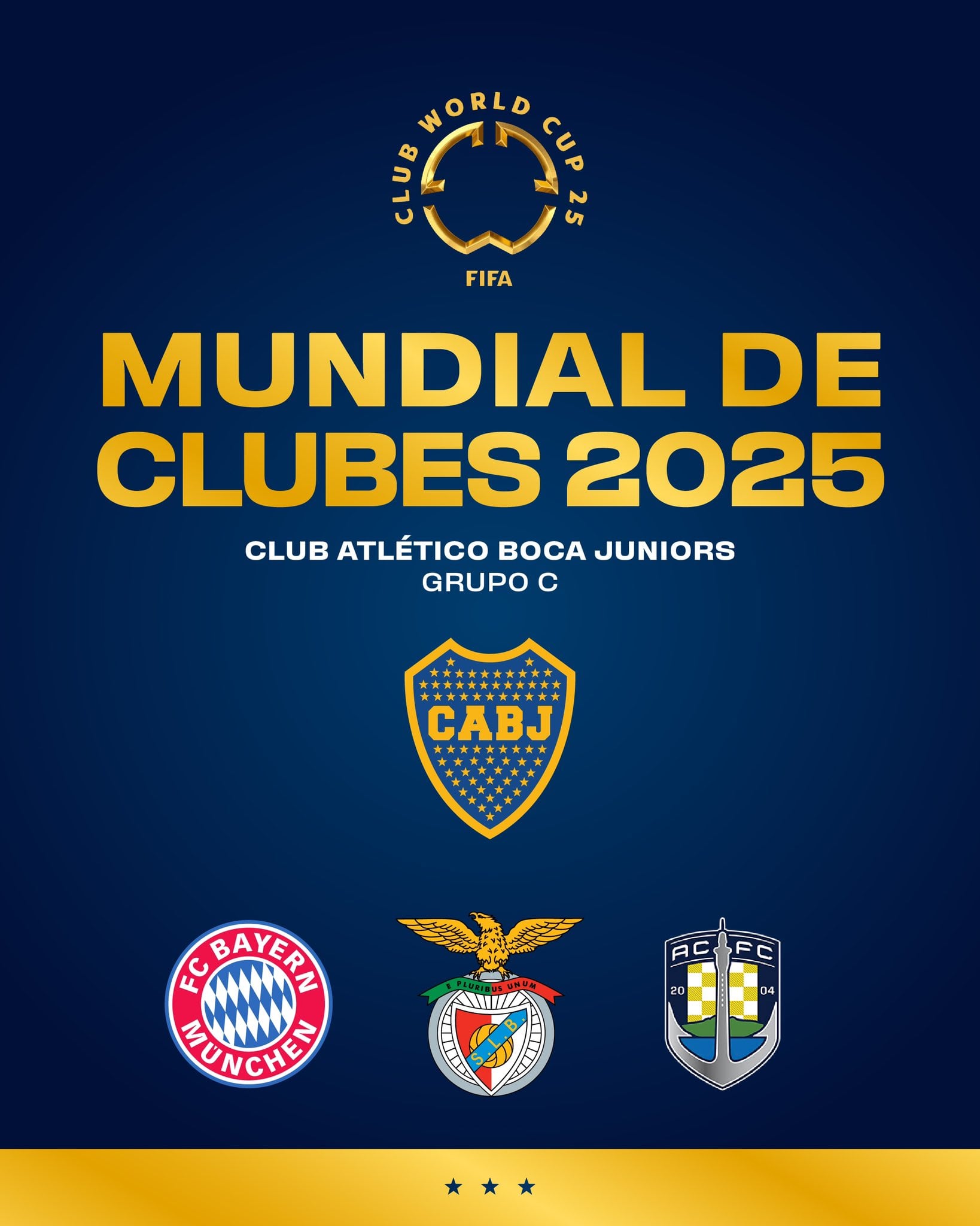 Los rivales de Boca Juniors en el Mundial de Clubes 2025. (Foto: Boca)