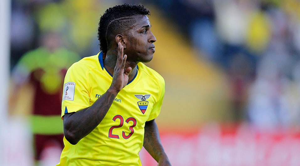 Miller Bolaños disputó las Eliminatorias 2018 con Ecuador. (Foto: AP)