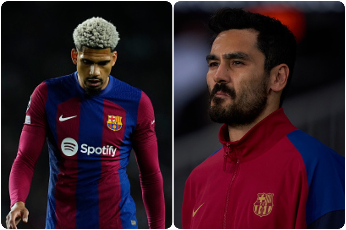 Ilkay Gündogan y Ronald Araújo comparten vestuario en el Barcelona por primera vez en sus carreras. (Foto: Getty Images)