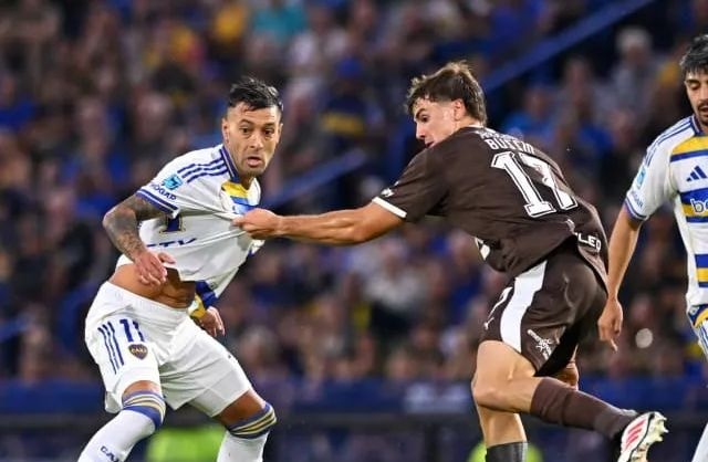Boca vs. Platense se enfrentan por el Torneo Clausura 2026. (Foto: Getty Images)