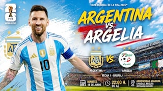 TV Pública transmitió el partido Argentina 3-0 Argelia por el Mundial 2026