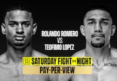 DAZN televisó la pelea de Rolly Romero vs. Teófimo López por boxeo mundial en Las Vegas (22/08/2026)
